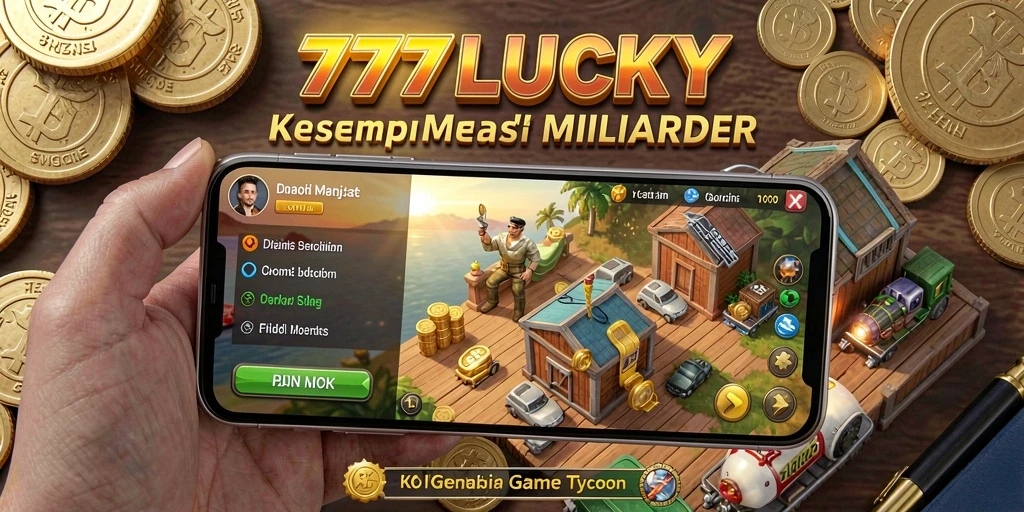 Screenshot utama 777LUCKY menampilkan gameplay Tycoon yang seru dan interaktif.