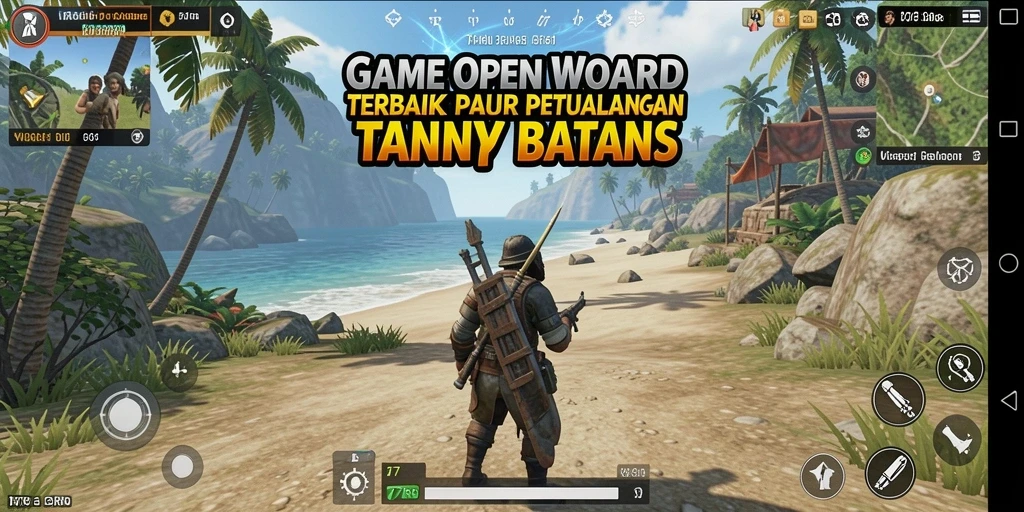 Screenshot 77RP menampilkan gameplay Open World yang mengesankan.