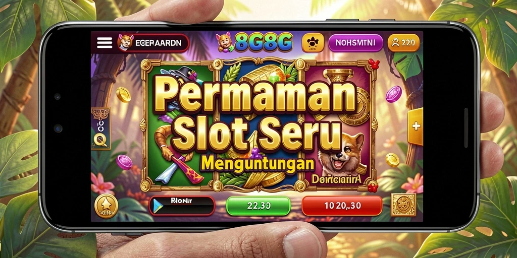 Tampilan gameplay menarik dari game Slot 8G8G yang penuh warna.