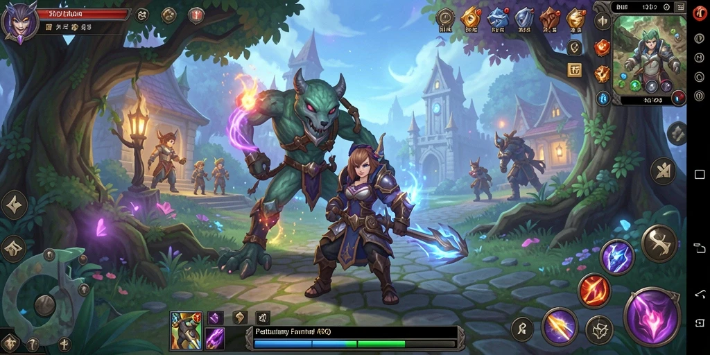Tangkapan layar dari gameplay seru di dunia ARPG 8II.