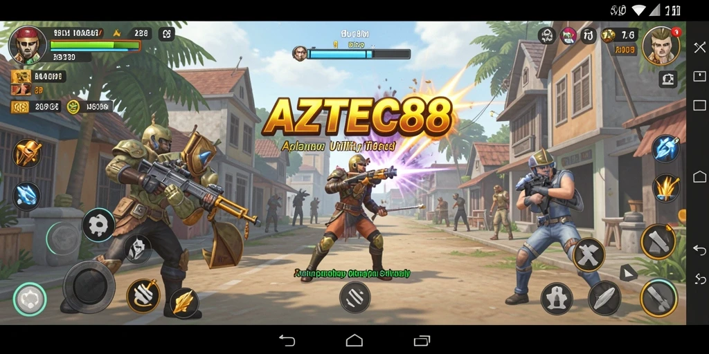 Tampilan seru AZTEC88 dengan fitur Utility yang memudahkan pekerjaan.
