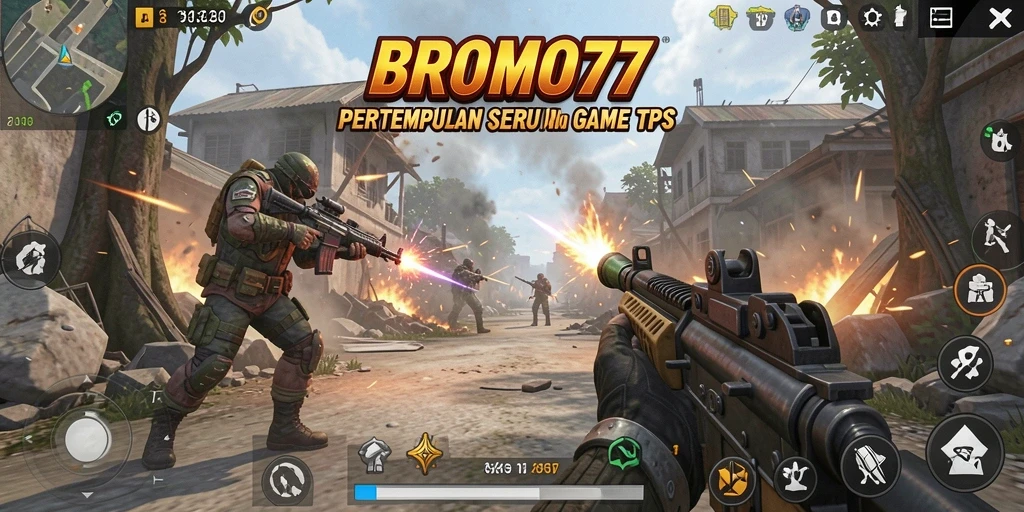 Tampilan dinamis dan beraksi dalam BROMO77 di gameplay TPS.
