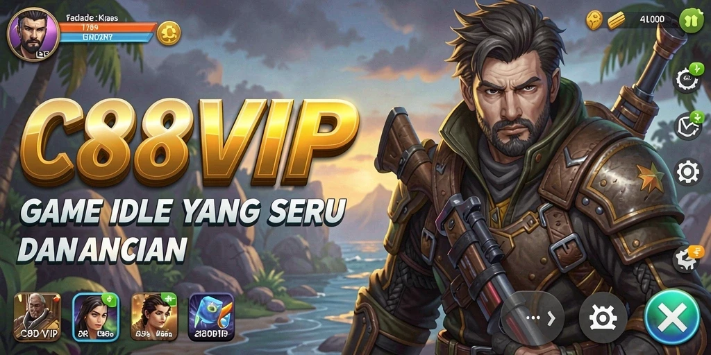 Tampilan gameplay C8VIP yang menarik dan interaktif di kategori Idle.