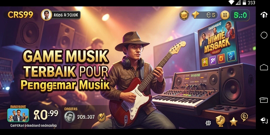 Tampilan gameplay CRS99 dengan sesi menyanyi yang seru.