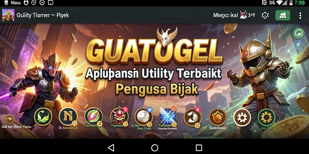Tampilan antarmuka GUATOGEL yang sederhana dan efisien.