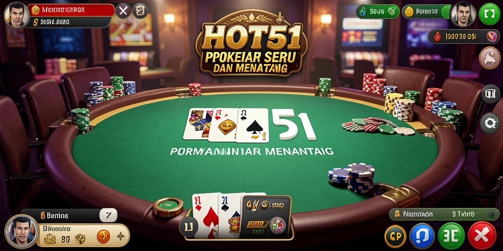 Tampilan gameplay HOT51 yang seru dan menegangkan.