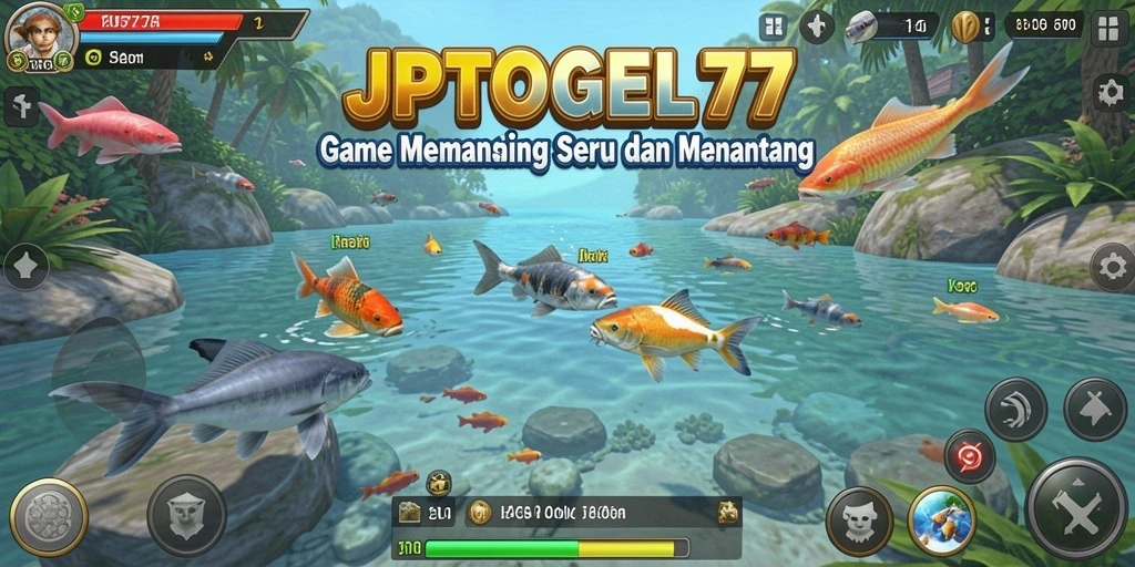 Tampilan gameplay memancing yang menakjubkan di JPTOGEL77.