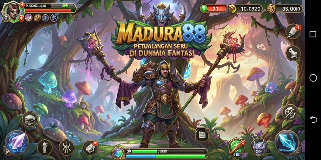 Gameplay MADURA88 yang menampilkan petualangan seru dan tantangan menarik.