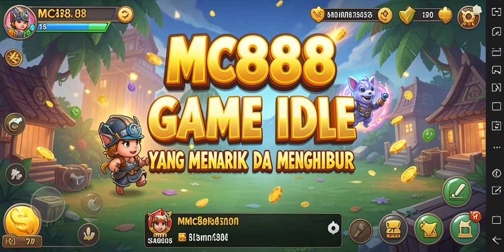 Screenshot gameplay MC888 menunjukkan pengalaman bermain Idle yang mengasyikkan.