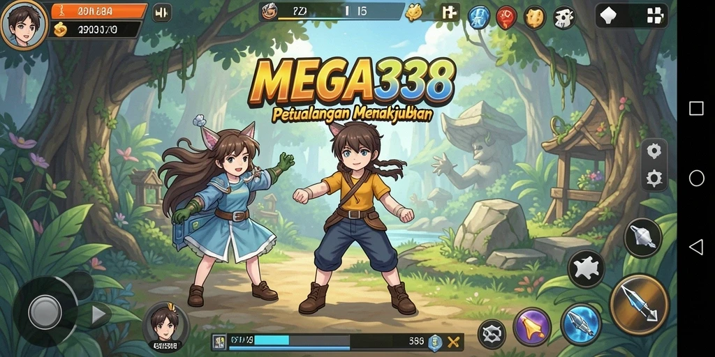Tampilan gameplay MEGA338 yang memukau dalam petualangan Anime.
