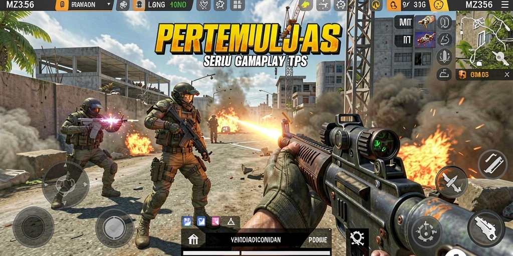 Tampilan gameplay seru dari MZ356 yang menegangkan.