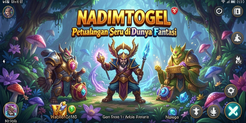 Screenshot gameplay NADIMTOGEL menunjukkan aksi petualangan seru.
