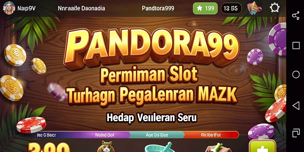 Tampilan menarik dan mengasyikkan saat bermain Slot di PANDORA99.