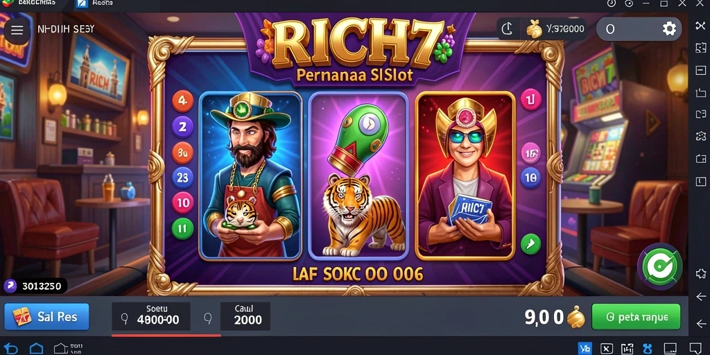 Gameplay yang mendebarkan dengan grafis berkualitas tinggi di RICH7.