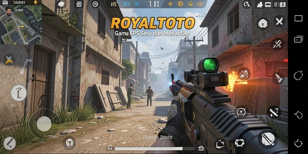 Screenshot gameplay ROYALTOTO yang penuh aksi dan seru.