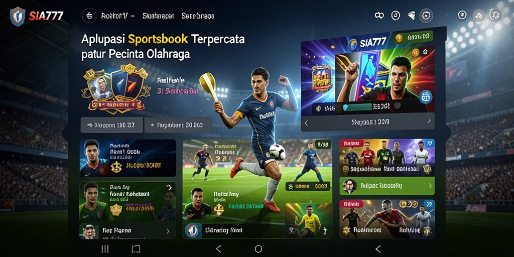 Gameplay menarik dalam aplikasi SIA777 yang menampilkan taruhan olahraga.