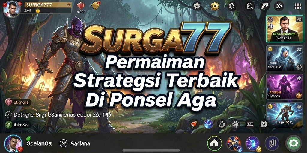 Tangkapan layar menunjukkan aksi mendebarkan dalam gameplay SURGA77.