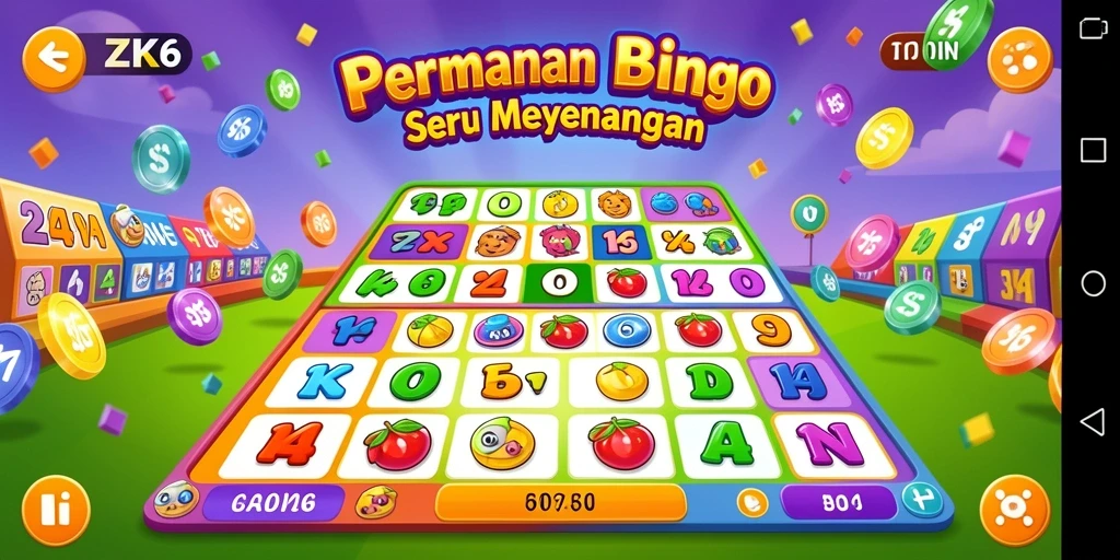 Tampilan menarik dari gameplay Bingo ZK6 yang seru dan interaktif.